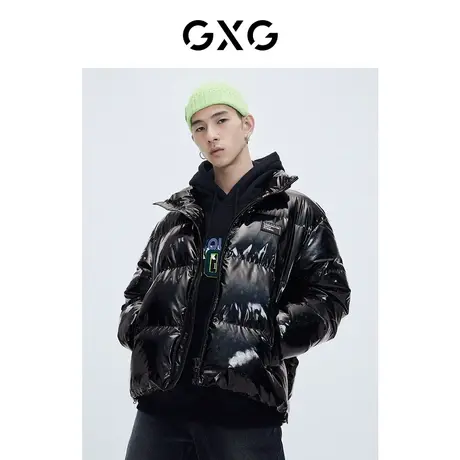 GXG男装 冬季花色时尚休闲帅气个性青年羽绒服GC111004L图片