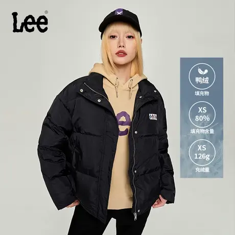 Lee商场同款23秋冬新品舒适版光面面料女面包羽绒服LWT006684203图片