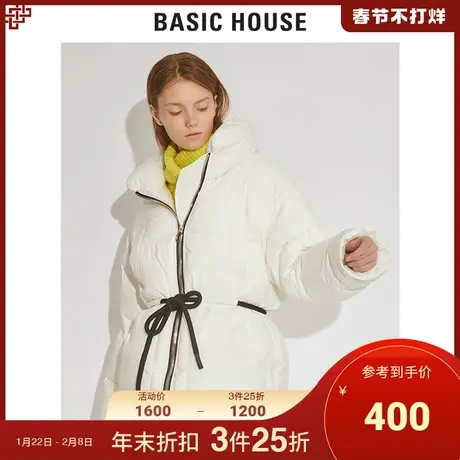 Basic House/百家好女装冬商场同款羽绒服女韩风时尚街头HTDJ720H商品大图