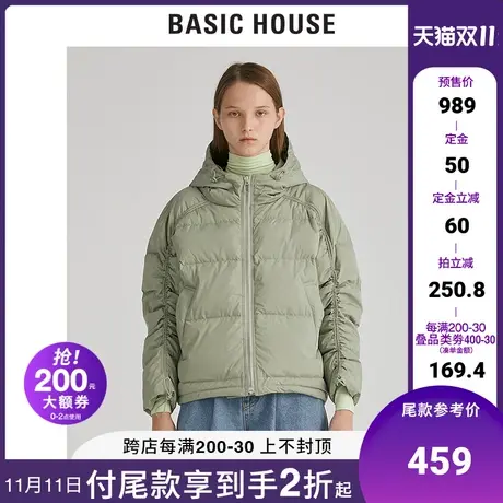 Basic House/百家好商场同款Essential三公里羽绒服HUDJ721J图片