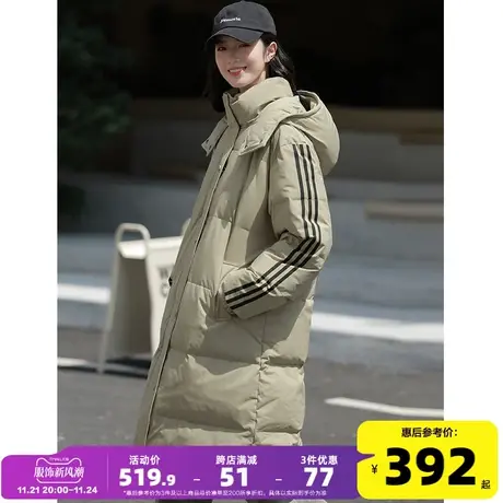 唐狮羽绒服女2023新款流行冬装外套小个子超好看加厚长款面包服K1图片